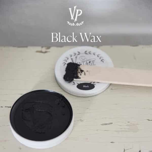 Vintage Paint – sort Voks 35 g